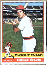 1976 Topps Baseball Cards      575     Dwight Evans
